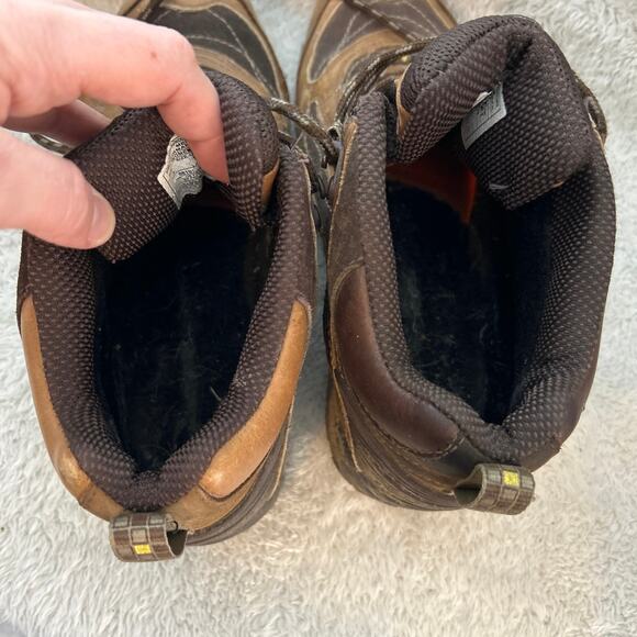 Merrell Continuum Boots 10 Brown Waterproof Vibram Soles READ - Picture 9 of 12